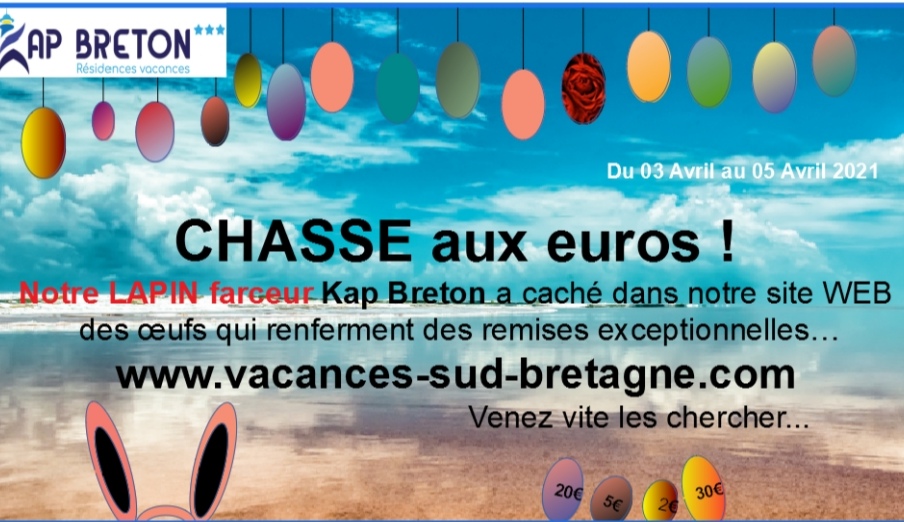 Pour Pâques , Kap Breton organise sa chasse aux EUROS !!