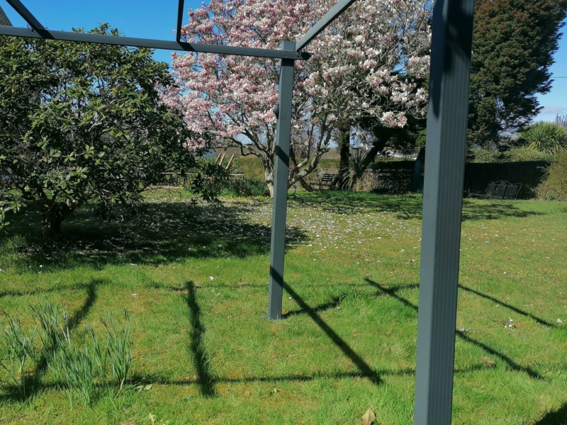 Création d’une terrasse cosy pour le gîte île d’ Ouessant