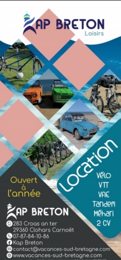 Nouveau flyer location vélo